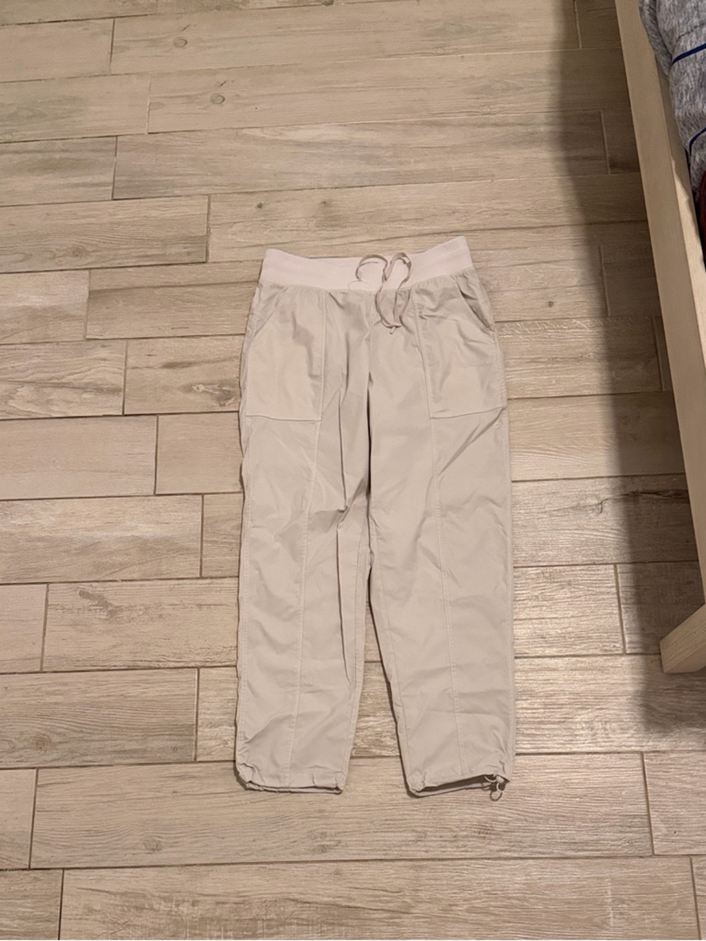 Avia Light Beige Elastic Waist Lounge Pants